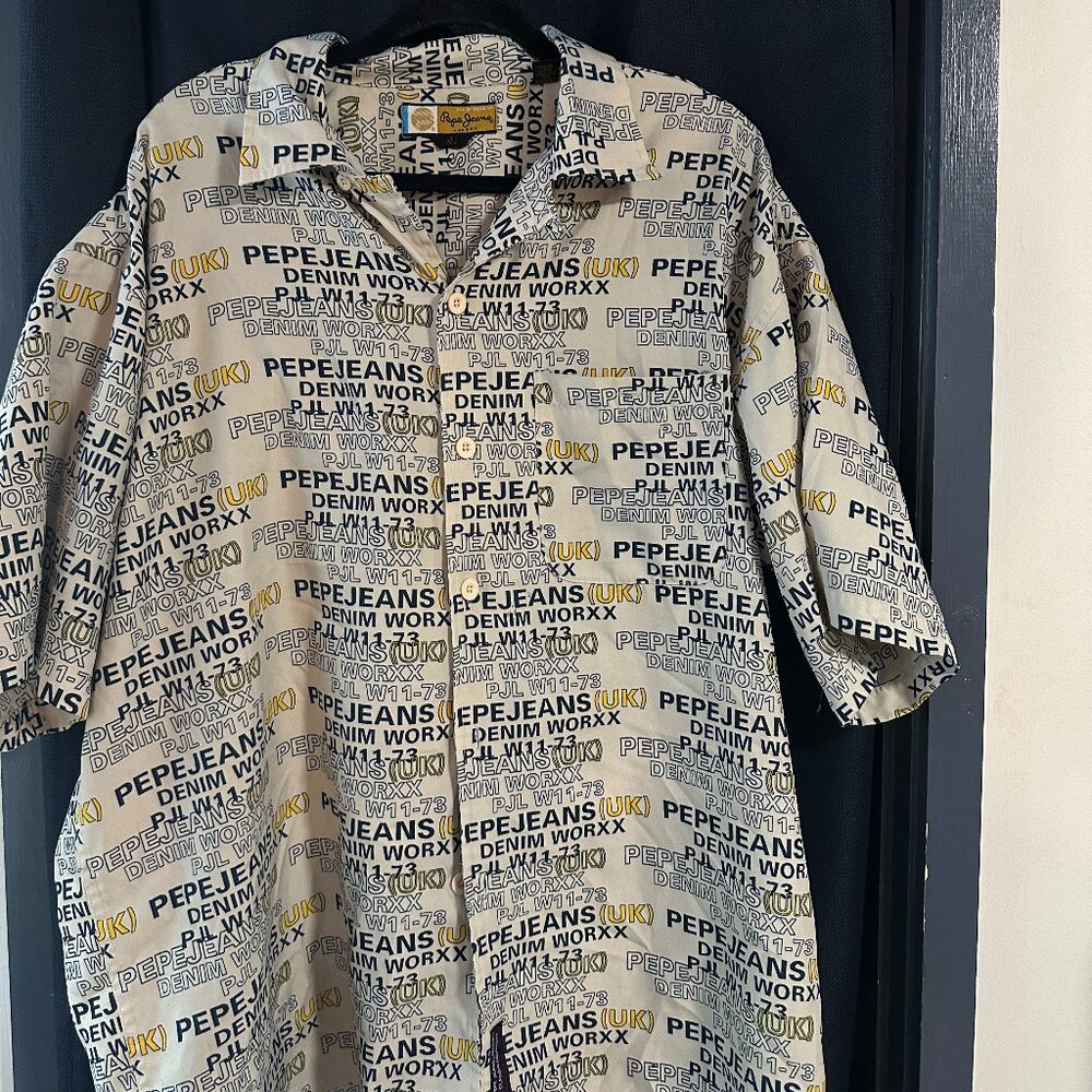 Pepe Jeans Button Down Mens Shirt